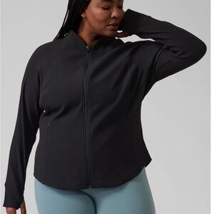 Athleta Ribbed Salutation Jacket - size M - never worn